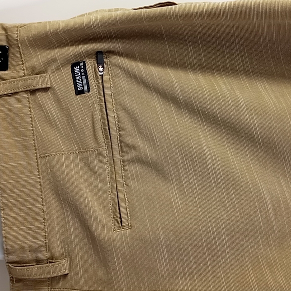 Brickline Hybird Shorts Flat Front Men's Size 36 - Picture 4 of 15